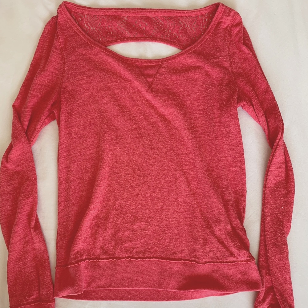 Aeropostale women's scoop neck long sleeve